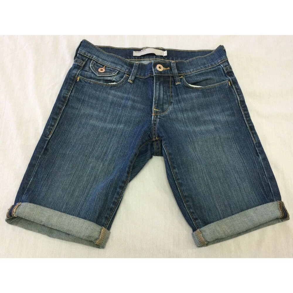 OLD NAVY MID RISE WOMENS JEANS SHORTS SIZE 0
